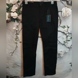 Classic Black Stretch Chinos for Men